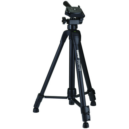 SUNPAK Lightweight 3-Way Tripod w/18.5" Folded Height and 49" Extended Height 620-020